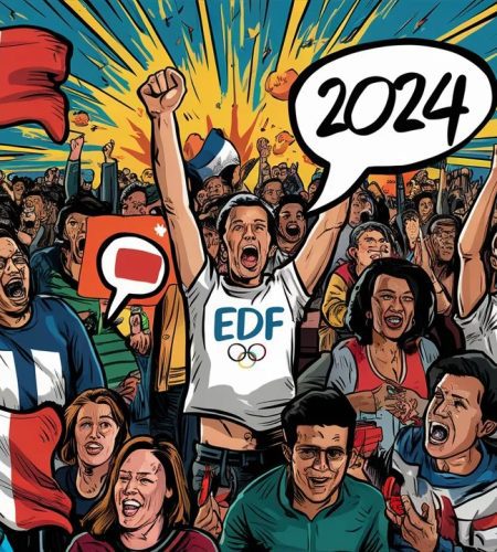 edf electrise les supporters pour les jo de paris 2024
