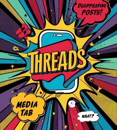 threads teste des publications ephemeres et un onglet medias