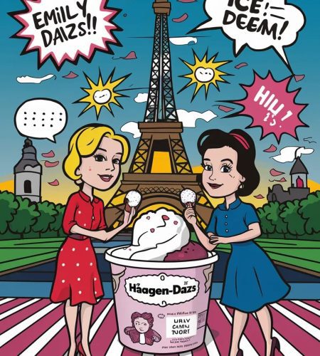 haagen dazs sassocie a emily in paris pour une collection limitee estivale