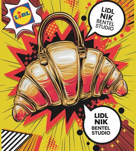 lidl et nik bentel studio creent le sac a main croissant