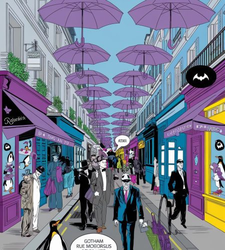 gotham city envahit la rue montorgueil a paris le temps dune campagne marketing immersive