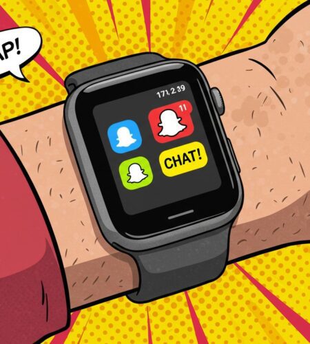 snapchat lance son application apple watch