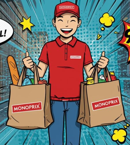 monoprix lhumour revolutionne la livraison