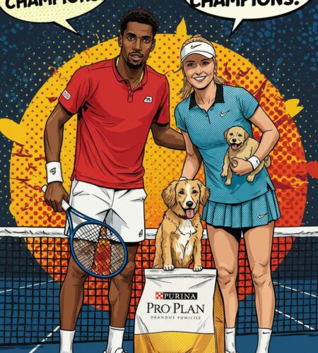 Purina PRO PLAN : Monfils, Svitolina et Leur Chien en Campagne