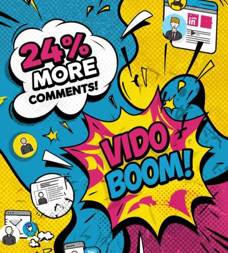 linkedin explose en commentaires et videos
