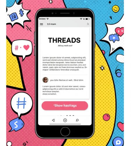 threads masque les hashtags impact sur le marketing