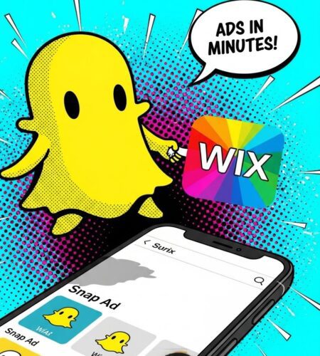 snapchat et wix main dans la main pour vos pubs