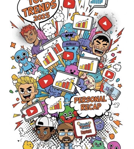 tendances youtube 2025 top createurs et recaps personnalises