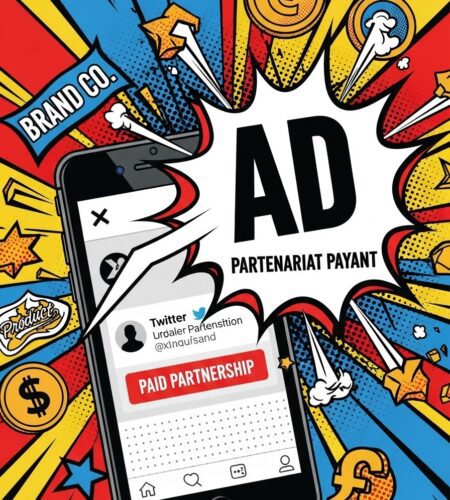 x teste les tags de partenariats payants