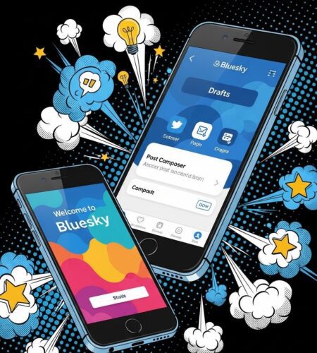 bluesky ajoute les brouillons mise a jour et strategie marketing