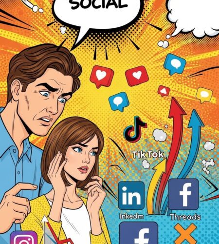 engagement en baisse sur instagram linkedin et threads en 2025