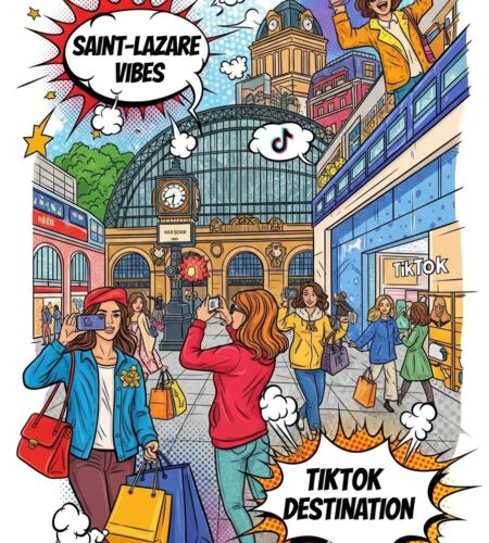 klepierre transforme saint lazare en media tiktok