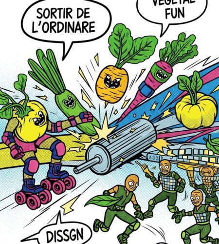 accro et fantastic reinventent le vegetal avec une campagne decalee