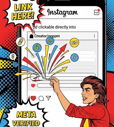 instagram teste liens dans captions pour utilisateurs payants