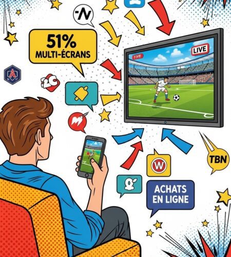 second ecran sportif 51 des francais multi ecrans