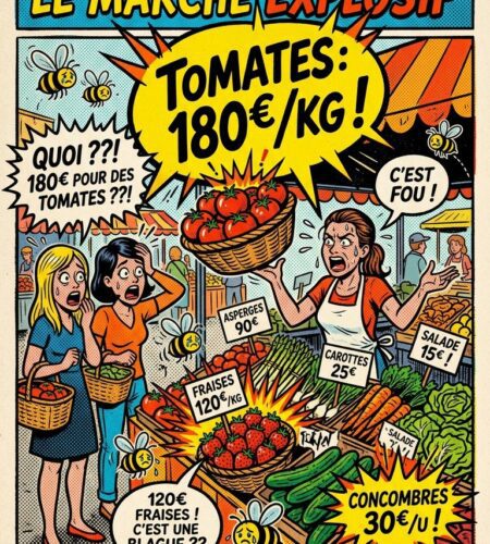 campagne choc 180eur le kilo de tomates pour sauver les abeilles