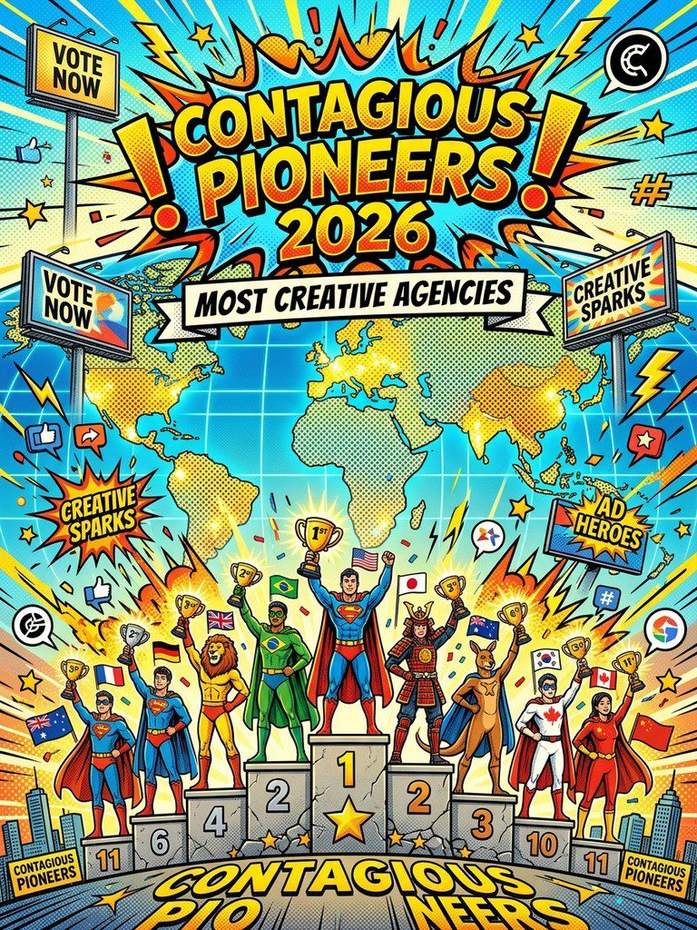 Contagious Pioneers 2026 : Les 11 Agences Publicitaires les Plus ...