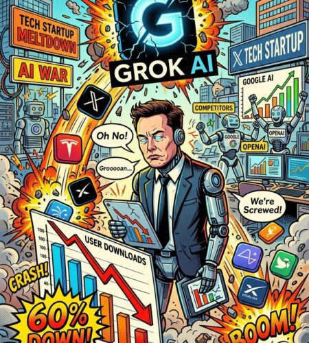 grok downloads chutent de 60 quel avenir pour lia delon muskgenerating blog article on grok download decline