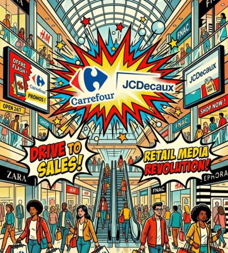 jcdecaux carrefour revolution retail media physique
