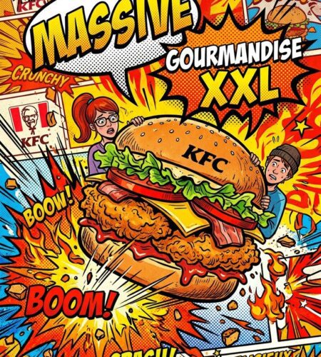 kfc massive burger demesure marketing au service de la gourmandise