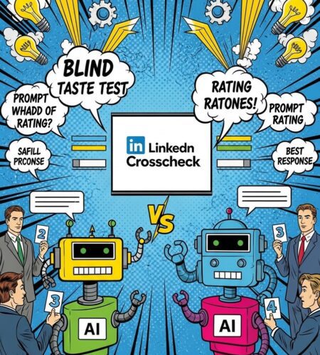 linkedin crosscheck testez les meilleurs modeles ia