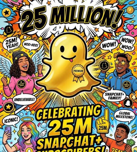 snapchat atteint 25 millions dabonnes
