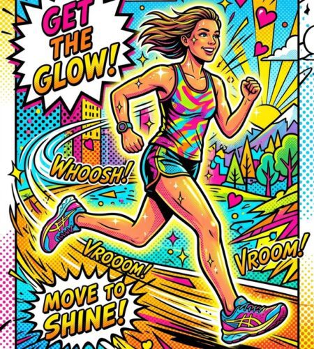 asics get the glow sport et beaute se rencontrent