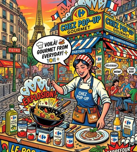 carrefour revolutionne le marketing avec un restaurant ephemere