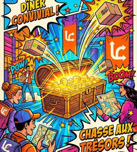 hellofresh et leboncoin chasse aux tresors autour du diner