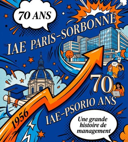 iae paris sorbonne devoile sonwriting the blog article nouveau logo pour ses 70 ans