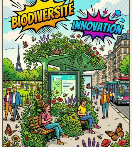 jcdecaux revolutionne le mobilier urbain pour la biodiversite