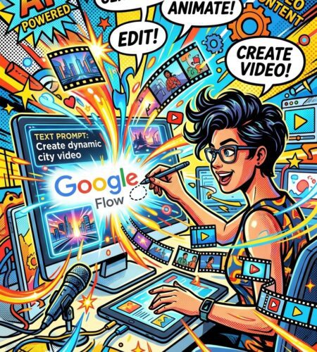 google met a jour flow ai creation image video revolutionnee