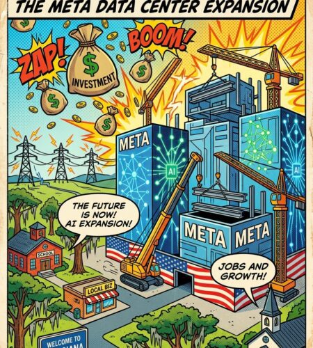 meta etend massivement son data center en louisiane