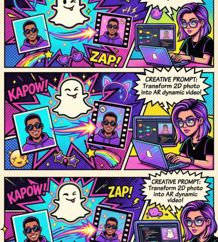 snapchat ia image vers video dans lens studio