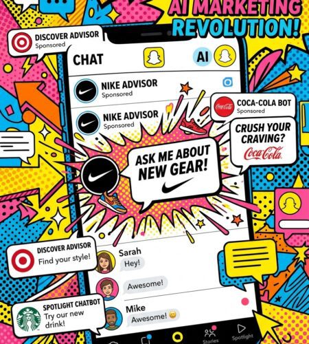 snapchat lance des chatbots ia sponsorises