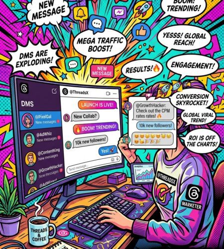 threads messages directs sur desktop opportunite pour marketeurs