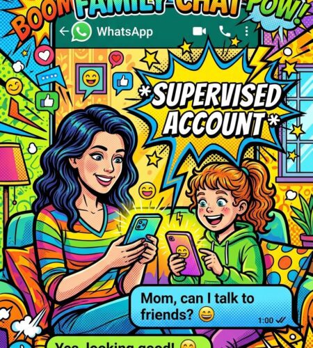 whatsapp lance les comptes geres par les parents
