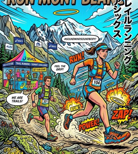 asics trail pop up chamonix marketing experientiel