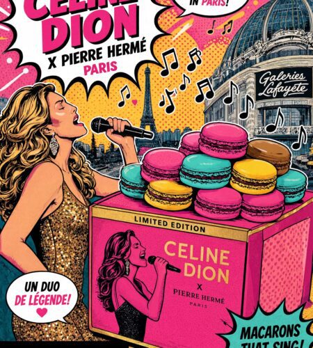 celine dion et pierre herme macarons en edition limitee