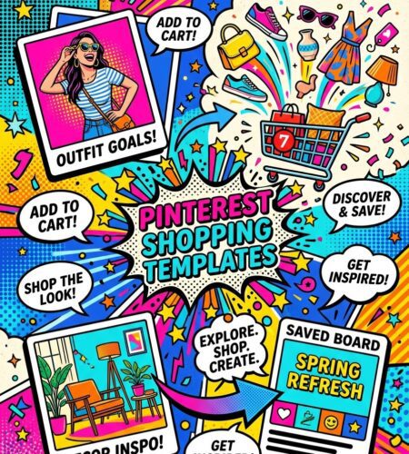 pinterest astuces shopping templates pour booster vos ventes