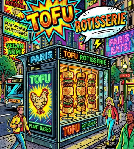 la vie et buzzman reinventent le tofu en rotisserie