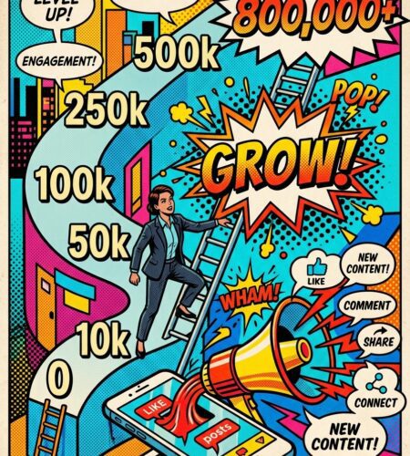 passer de 0 a 800 000 abonnes linkedin