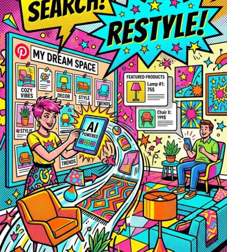 pinterest lance pubs visuelles et restyle ia