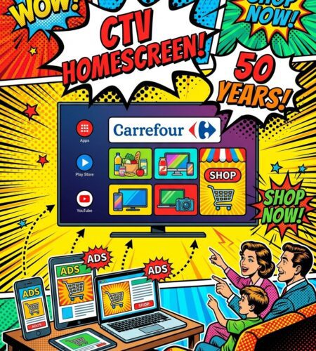carrefour pionnier sur le ctv homescreen dailymotion