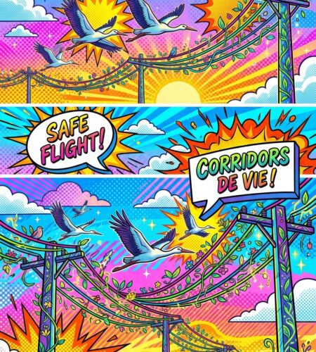 enedis corridors de vie campagne oiseaux