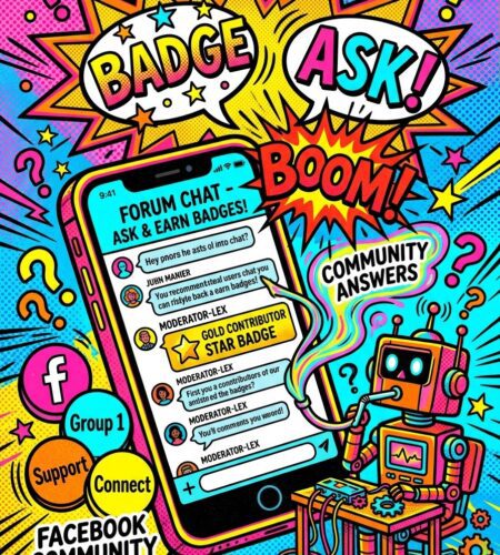 meta ajoute des badges contributeurs a forum