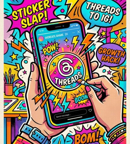 sticker threads dans les stories le pont meta