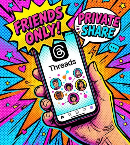 threads friends nouveau partage prive sur threads